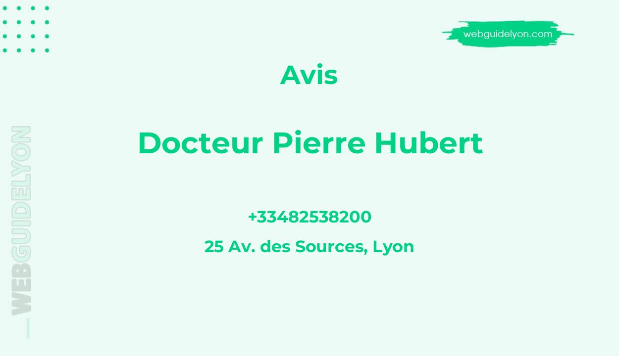 Docteur Pierre Hubert