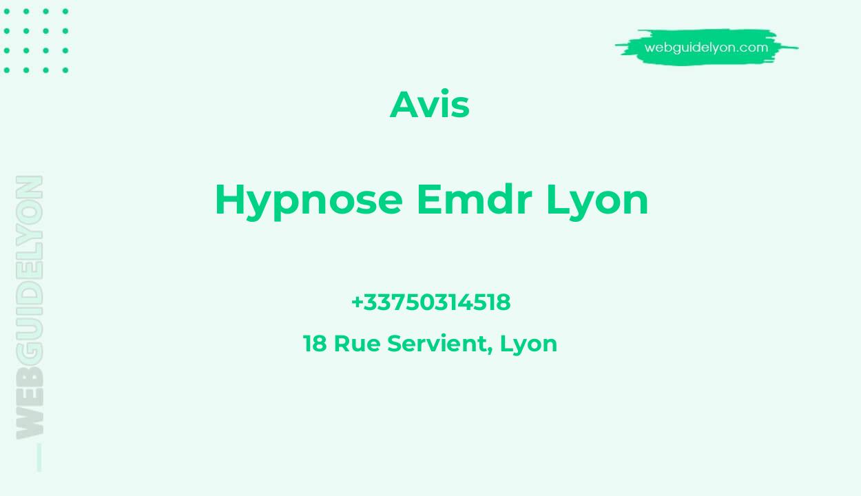 Hypnose EMDR Lyon